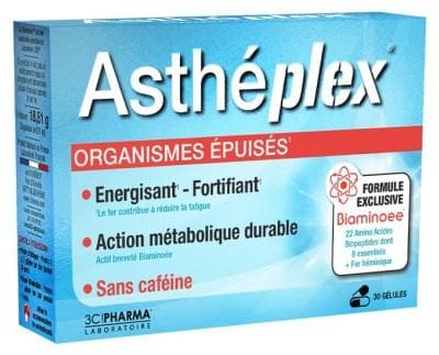 3C Pharma - Astheplex Exhausted Organisms 30 Capsules