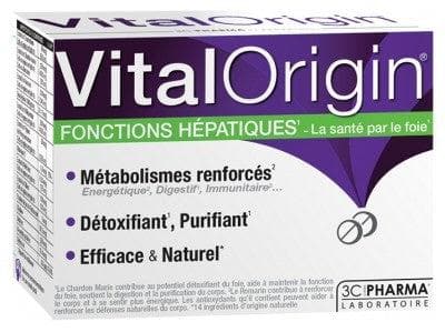 3C Pharma - Vital Origin Hepatic Functions 60 Tablets