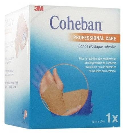 3M Coheban Cohesive Contention Strip 3m x 7cm Colour: Flesh