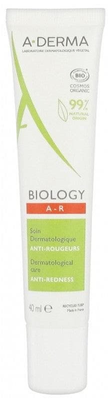 A-DERMA Biology A-R Dermatological Care Anti-Redness Organic 40ml
