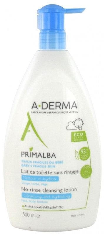 A-DERMA Primalba Gentle Cleansing Lotion Without Rinsing 500ml