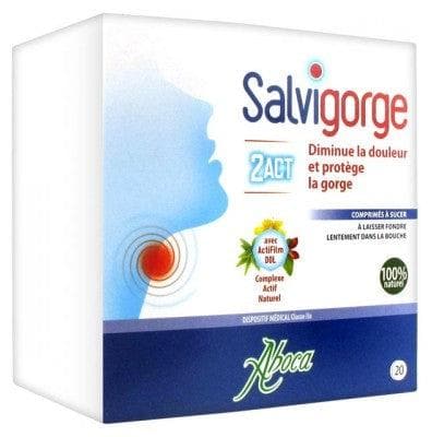 Aboca - Salvigorge 2Act 20 Tablets