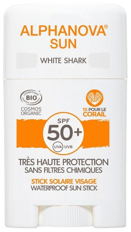 Alphanova Sun Stick Solaire White Shark Visage SPF50+ Bio 12 g
