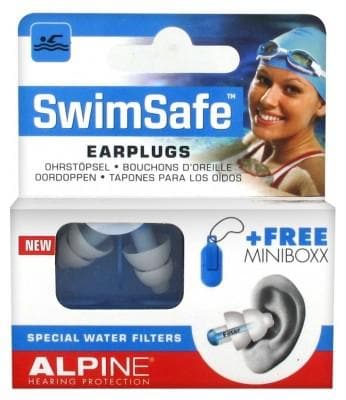 Alpine Hearing Protection - Swimsafe Earplugs + 1 Minibox