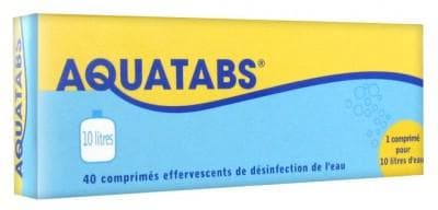 Aquatabs - 10 Liters 40 Tablets