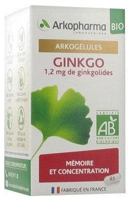 Arkopharma - Arkocaps Organic Ginkgo 45 Capsules