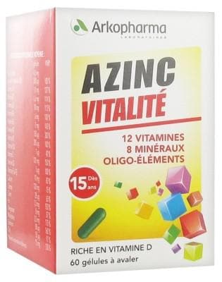 Arkopharma - Azinc Vitality 60 Capsules