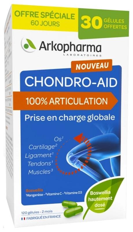 Arkopharma Chondro-Aid 100% Joint 120 Capsules