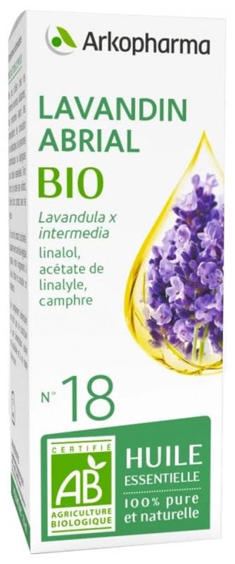 Arkopharma Organic Essential Oil Abrial Lavandin (Lavandula x Intermedia) n°18 10ml
