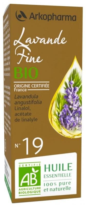 Arkopharma Organic Essential Oil Fine Lavender (Lavandula Angustifolia) n°19 10ml