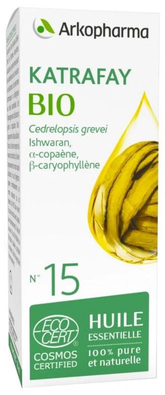 Arkopharma Organic Essential Oil Katrafay (Cedrelopsis Grevei) n°15 10ml