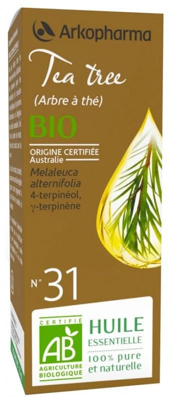 Arkopharma Organic Essential Oil Tea Tree (Melaleuca Alternifolia) n°31 10 ml