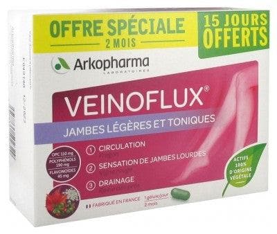 Arkopharma - Veinoflux Light and Tonic Legs 60 Capsules