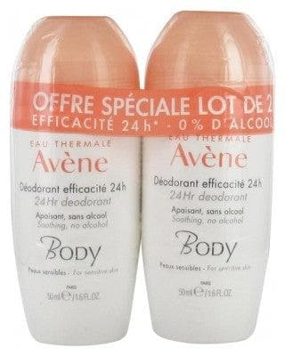 Avène - Body 24Hr Deodorant 2 x 50ml