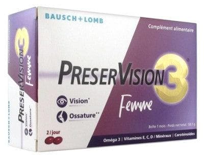Bausch + Lomb - PreserVision 3 Women 60 Capsules
