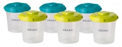 Béaba - Clip Portions 6 Pots of 200ml 6 Months and +