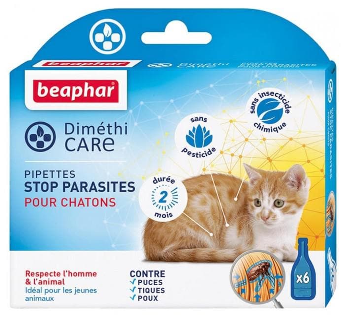 Beaphar Diméthicare Stop Parasites Kittens 6 Pipettes