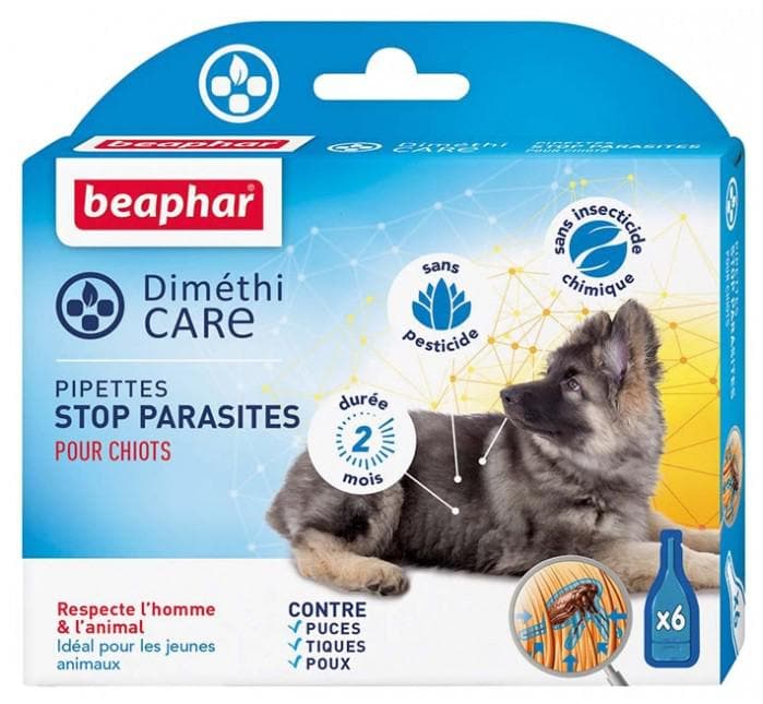 Beaphar Diméthicare Stop Parasites Puppies 6 Pipettes