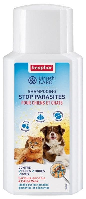 Beaphar Diméthicare Stop Parasites Shampoo Dogs and Cats 200ml