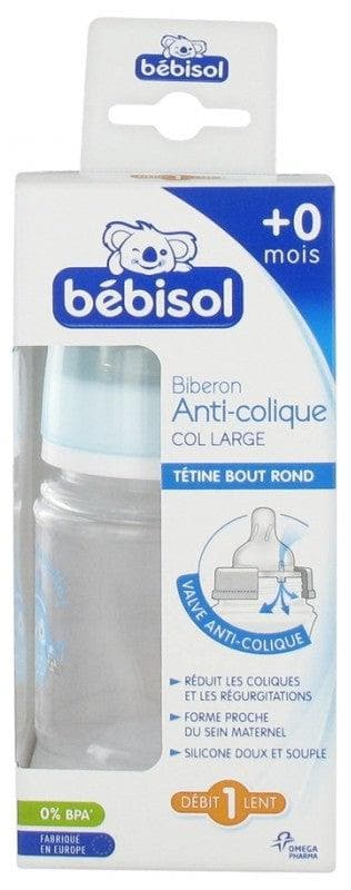Bébisol Anti-Colic Bottle 120ml +0 Months Flow 1 Model: Blue Owl