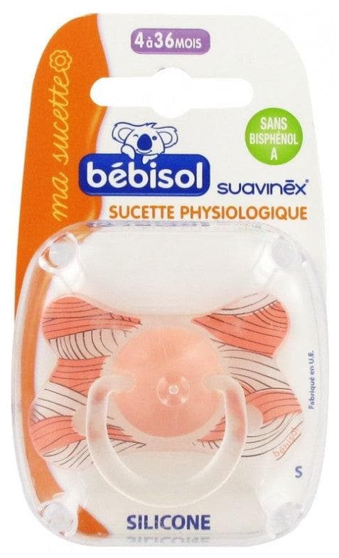 Bébisol Physiological Silicone Dummy Butterfly +6 Months (S) Colour: Salmon