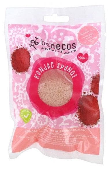 Benecos Natural Care Konjac Sponge with Red Clay Sensitive Skins