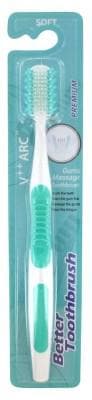 Better Toothbrush - Premium V++ Arc Soft Toothbrush - Type: Green