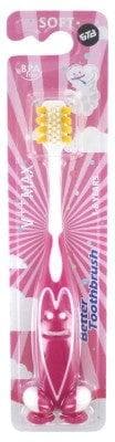 Better Toothbrush - V++ Max Soft Toothbrush 1-6 Years - Colour: Pink