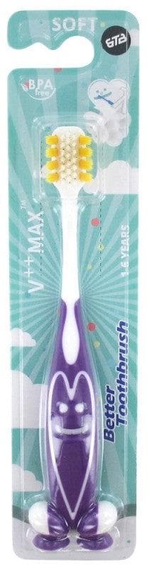 Better Toothbrush V++ Max Soft Toothbrush 1-6 Years Colour: Purple
