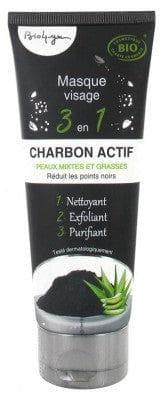 Bio4you - 3 in 1 Face Mask Active Charcoal 100ml
