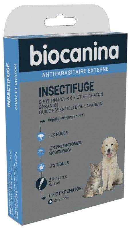 Biocanina Insect Repellent Spot-On Puppies and Kitten 2 Pipettes of 1ml