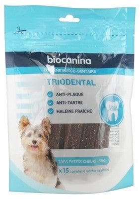 Biocanina - Triodental Very Small Dogs 15 Vegetable Slats