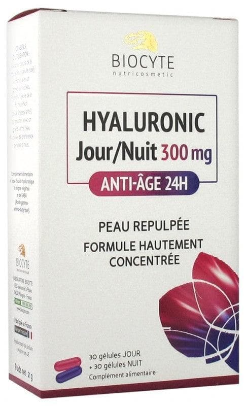 Biocyte Hyaluronic Day/Night 300mg Anti-Aging 24H 60 Capsules