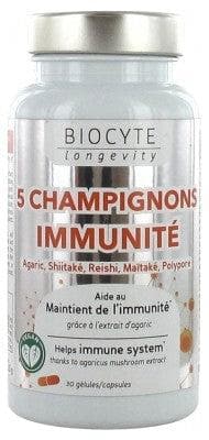 Biocyte - Longevity 5 Immunity Mushrooms 30 Capsules