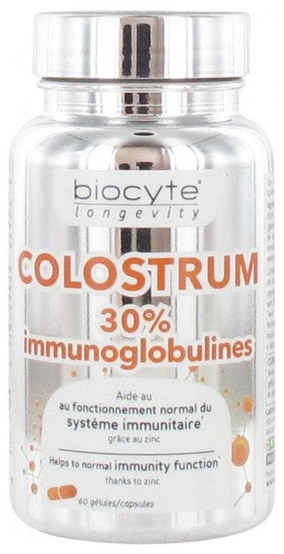 Biocyte Longevity Colostrum 30% Immunoglobulin 60 Capsules