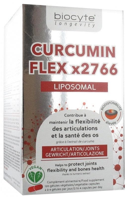 Biocyte Longevity Curcumin Flex x2766 Liposomal 120 Capsules