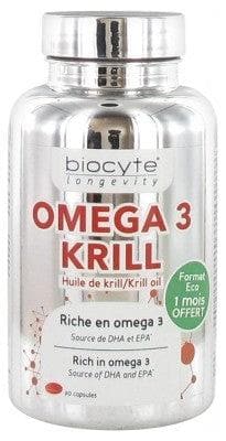 Biocyte - Longevity Omega 3 Krill 90 Capsules