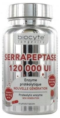 Biocyte - Longevity Serrapeptase 120000 IU 60 Capsules