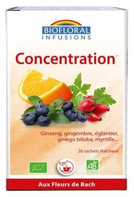 Biofloral - Infusions Organic Concentration 20 Sachets