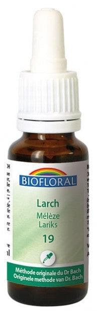 Biofloral Organic Bach Flowers Remedies Courage Hope Larch n°19 20 ml