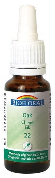 Biofloral Organic Bach Flowers Remedies Courage Hope Oak n°22 20 ml