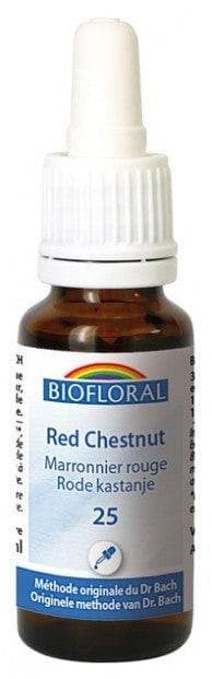 Biofloral Organic Bach Flowers Remedies Serenity Red Chesnut Tree n°25 20 ml