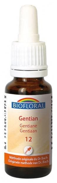 Biofloral Organic Bach Flowers Remedies Strength Will Gentian n°12 20 ml