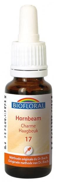 Biofloral Organic Bach Flowers Remedies Strength Will Hornbeam n°17 20 ml