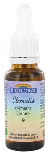 Biofloral Organic Bach Flowers Remedies Vitality Joie de Vivre Clematis n°9 20 ml