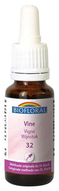 Biofloral Organic Bach Flowers Understanding Acceptation Vine n°32 20 ml