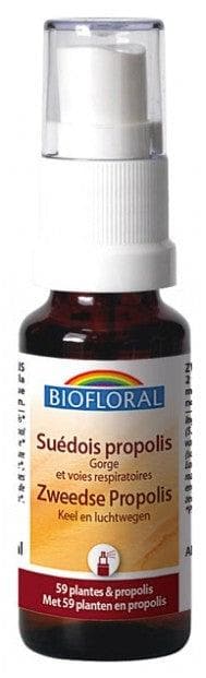 Biofloral Suédois Propolis Organic Throat and Respiratory Tracts 20ml
