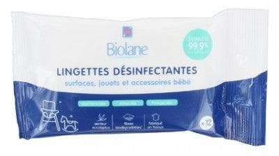 Biolane - Disinfectant Wipes 12 Wipes