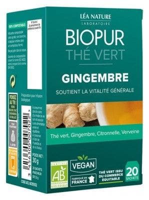 Biopur - Green Tea Ginger 20 Sachets