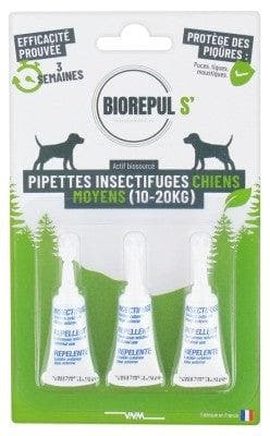 Biorepul s' - Insect Repellent Pipettes Medium Dogs 10-20 kg